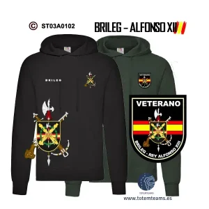 Sudadera-capucha Rey Alfonso XIII - BRILEG