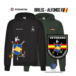 Sudadera-capucha Bandera del Cuartel General - BRILEG