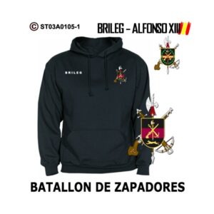 Sudadera-capucha Batallón de Zapadores - BRILEG