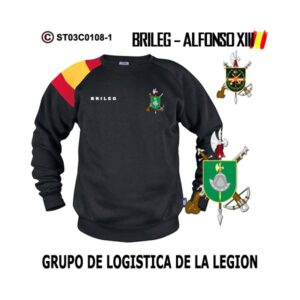 Sudadera-bandera Grupo Logístico de la Legión - BRILEG