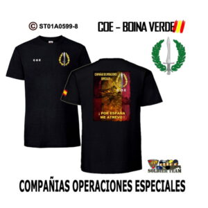 Camiseta-DS Compañías Operaciones Especiales – Boina Verde