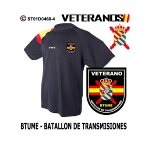 Camiseta Veterano BTUME Batallón de Transmisiones UME