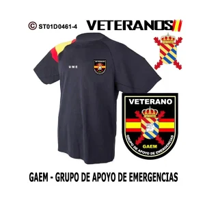 Camiseta Veterano GAEM Grupo de Apoyo de Emergencias UME