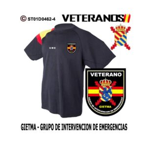 Camiseta Veterano GIETMA - Grupo de Intervención de Emergencias UME