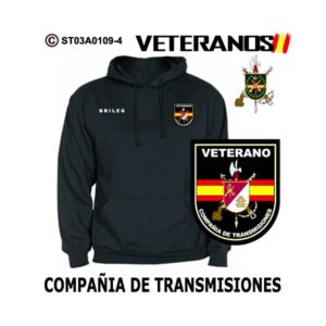 Sudadera-capucha Veterano BRILEG Compañía de Transmisiones