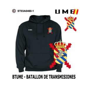 Sudadera-capucha BTUME Batallón de Transmisiones UME