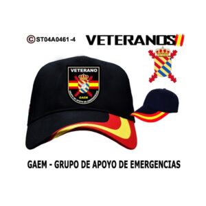 Gorra Veterano GAEM Grupo de Apoyo de Emergencias UME