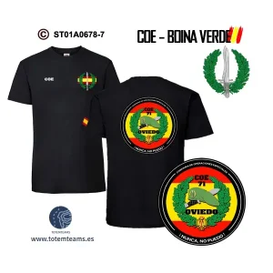 Camiseta-ES COE 71 - Oviedo – Boina Verde - Imagen 3