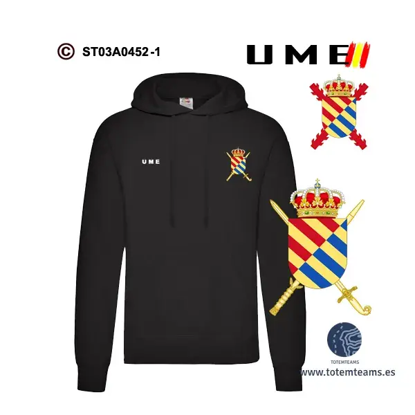 Sudadera-capucha CGUME Cuartel General UME - Imagen 2