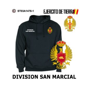 Sudadera-capucha División San Marcial