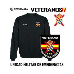 Sudadera-clásica Veterano UME - Unidad Militar de Emergencias