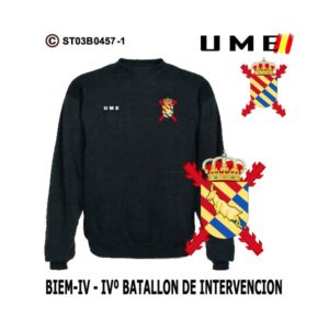 Sudadera-clásica BIEM IV Batallón Intervención de Emergencias UME
