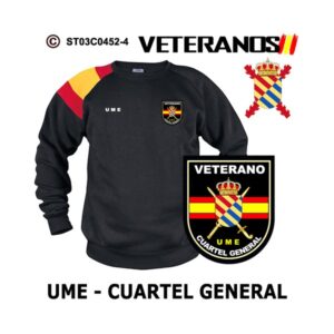 Sudadera-bandera Veterano CGUME Cuartel General UME