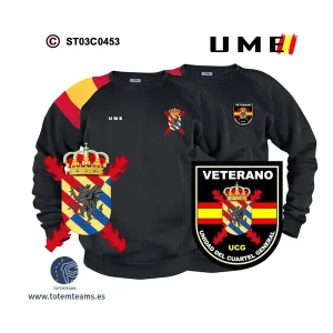 Sudadera-bandera UCG Unidad del Cuartel General UME