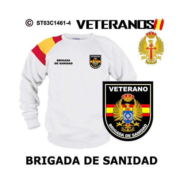 Sudadera-bandera Veterano Brigada de Sanidad - Imagen 5