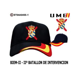 Gorra BIEM II Batallón Intervención de Emergencias UME