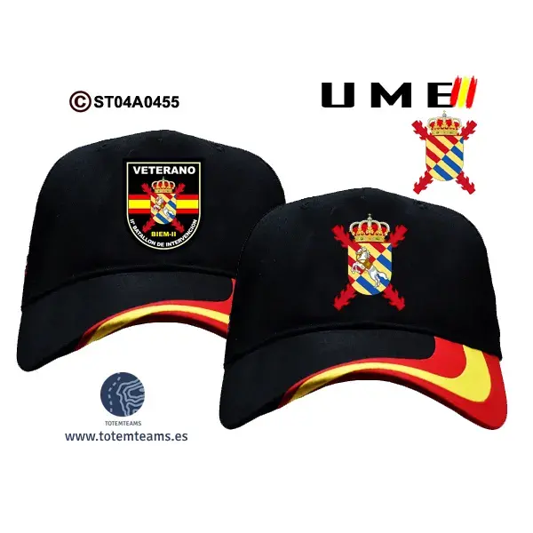 Gorra BIEM II Batallón Intervención de Emergencias UME