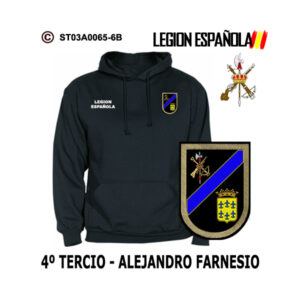 Sudadera-capucha Alejandro Farnesio 4º Tercio – Legión Española