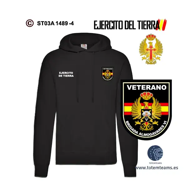 Sudadera-capucha Brigada Almogávares VI - Imagen 3
