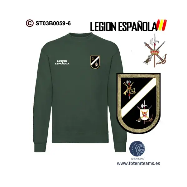 Sudadera-clásica 70 Juan de Austria 3º Tercio – Legión Española - Imagen 5