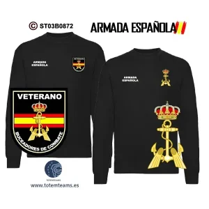 Sudadera-clásica UEBC – Unidad Especial de Buceadores de Combate Armada Española