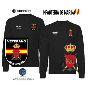 Sudadera-clásica Policía Naval Infantería de Marina