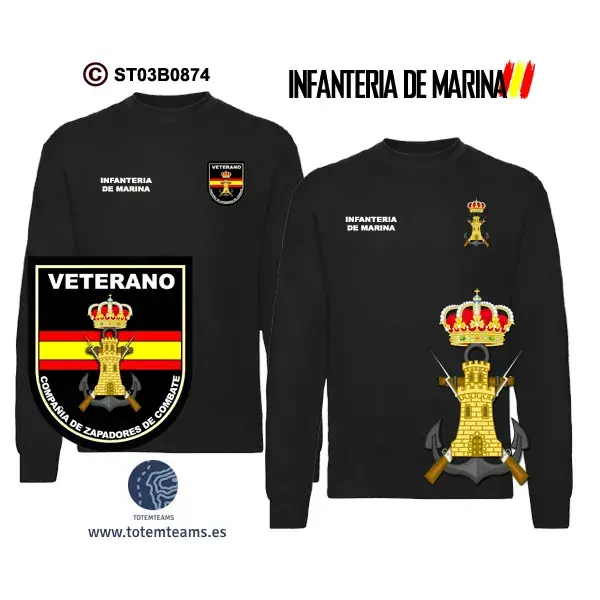 Sudadera-clásica Zapadores de Combate Infantería de Marina