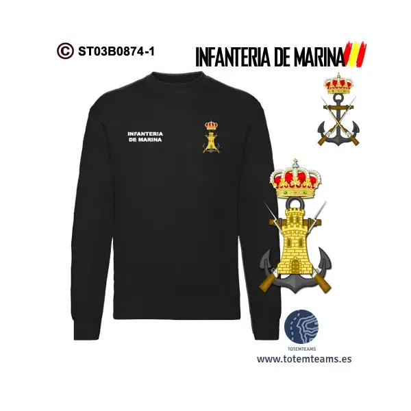 Sudadera-clásica Zapadores de Combate Infantería de Marina - Imagen 2