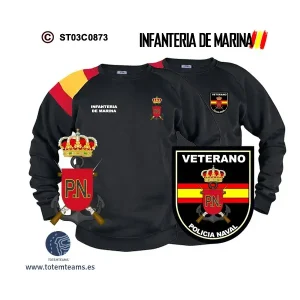 Sudadera-bandera Policía Naval Infantería de Marina