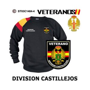 Sudadera-bandera Veterano División Castillejos