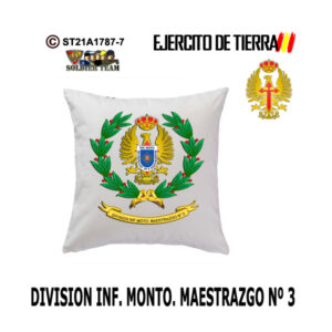 Cojín División de Infantería Motorizada Maestrazgo Nº3