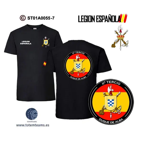 Camiseta-ES 2º Tercio Duque de Alba – Legión Española - Imagen 3