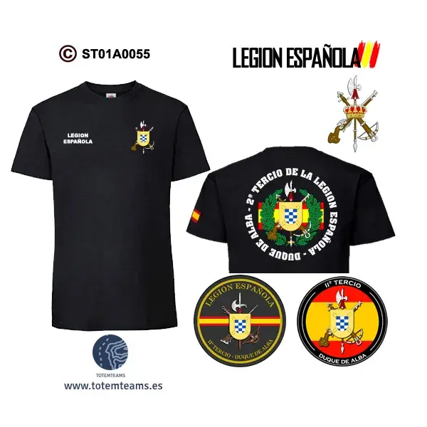 Camiseta-ES 2º Tercio Duque de Alba – Legión Española