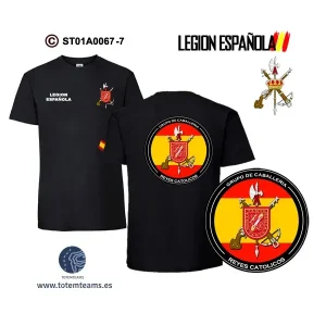 Camiseta-ES Grupo de Caballería Reyes Católicos Legión Española - Imagen 3
