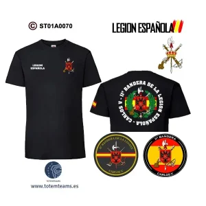 Camiseta-ES IIª Bandera Carlos V – Legión Española