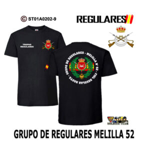 Camiseta-ES Melilla 52 Grupo de Regulares