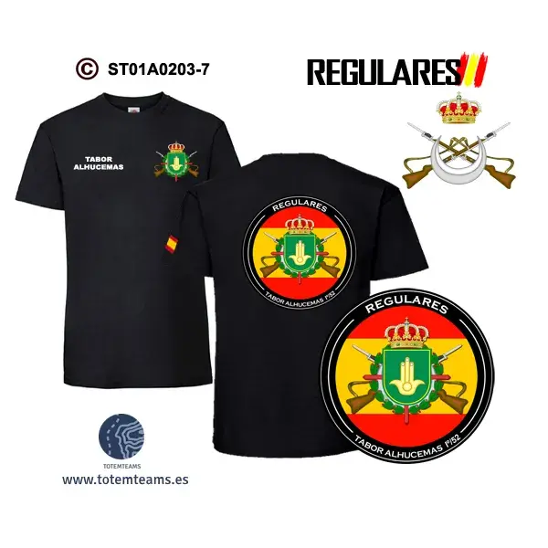 Camiseta-ES Tabor Alhucemas I/52 Grupo de Regulares - Imagen 2