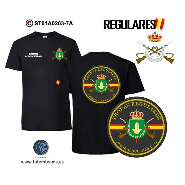 Camiseta-ES Tabor Alhucemas I/52 Grupo de Regulares - Imagen 3