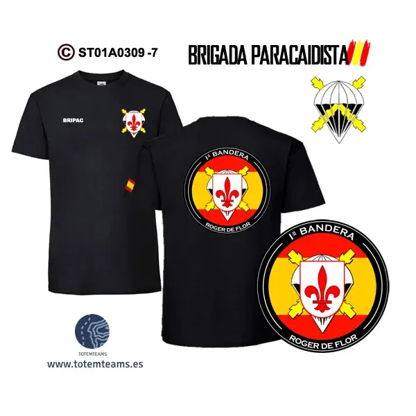 Camiseta-ES Iª Bandera Roger de Flor BRIPAC - Imagen 3