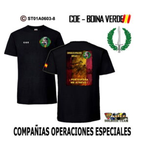 Camiseta-DS1 COE Compañías Operaciones Especiales – Boina Verde