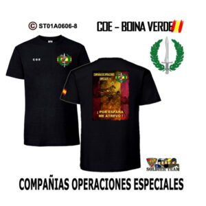 Camiseta-DS Guerrillero Boina Verde – COE Compañías Operaciones Especiales