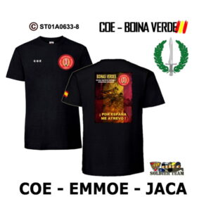 Camiseta-DS COE – EMMOE – Jaca – Boina Verde