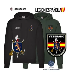 Sudadera-capucha IIIª Bandera Tigres Buharrat – Legión Española