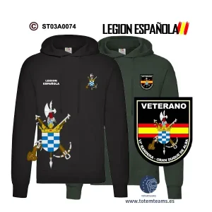 Sudadera-capucha VIª Bandera Gran Duque de Alba Legión Española