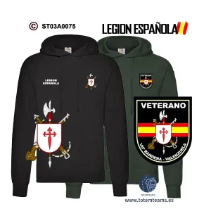 Sudadera-capucha VIIª Bandera Valenzuela Legión Española