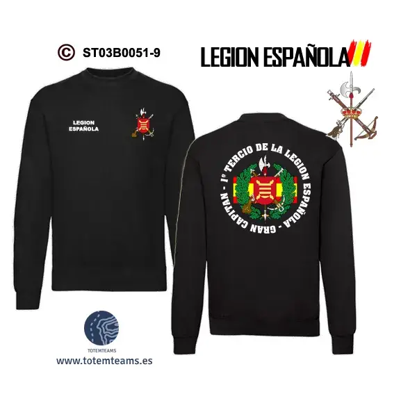 Sudadera-ClásicaES 1º Tercio Gran Capitán – Legión Española - Imagen 2