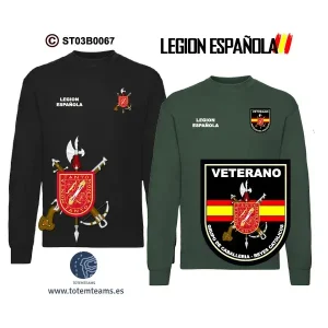 Sudadera-clásica Grupo de Caballería Reyes Católicos Legión Española