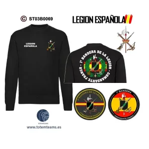 Sudadera-ClásicaES Iª Bandera Comandante Franco – Legión Española