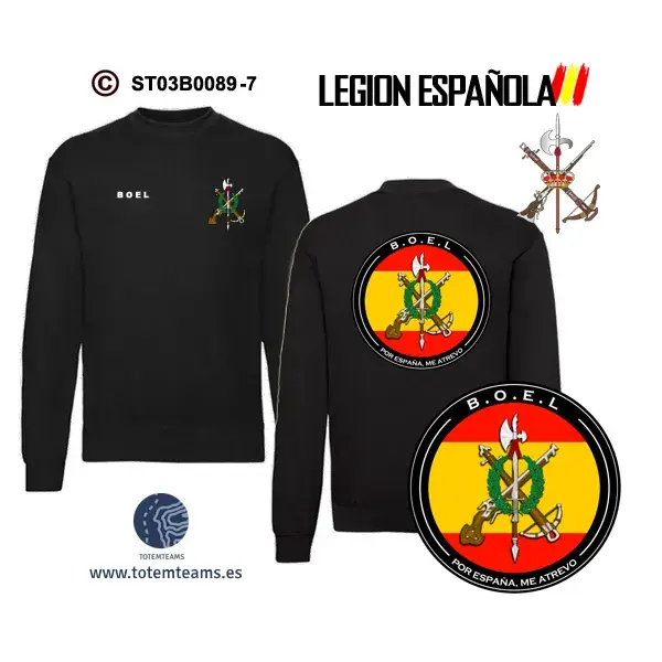 Sudadera-ClásicaES BOEL – Bandera Operaciones Especiales - Imagen 4