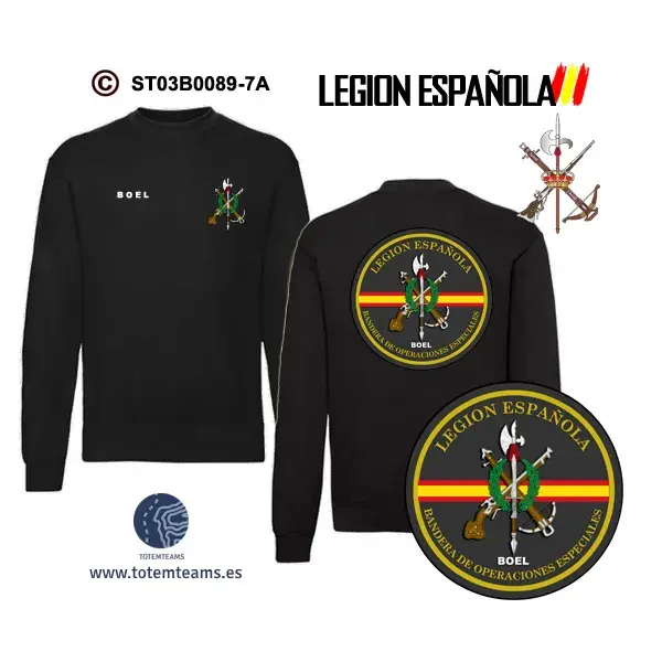 Sudadera-ClásicaES BOEL – Bandera Operaciones Especiales - Imagen 3